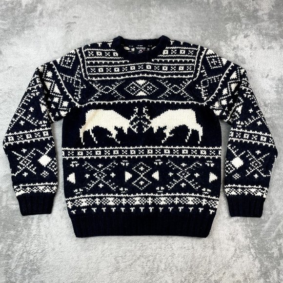 NWOT POLO JEANS CO. RALPH LAUREN Mens Wool Sweater Nordic Heavyweight Warm XL - Picture 5 of 7